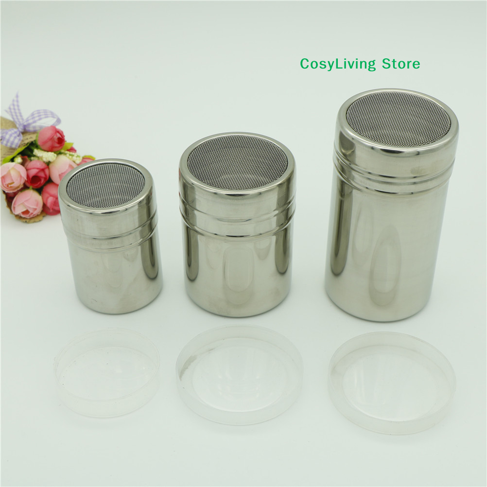 Sugar Scrub Coffee - Stainless Steel Chocolate Shaker Icing Sugar