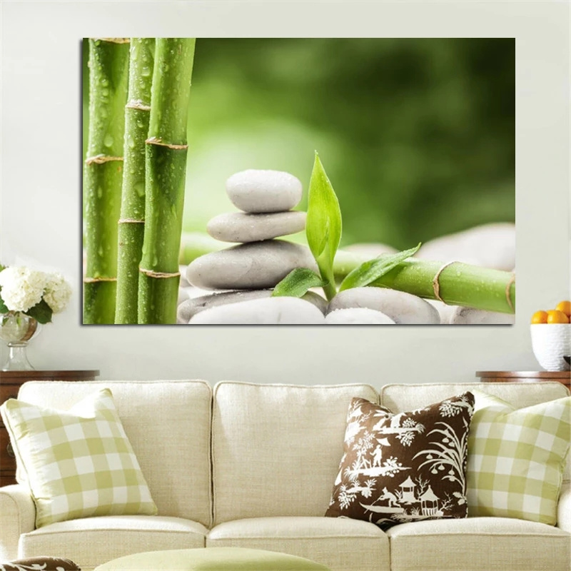 Zen Spa Stone Green Bamboo Can - Spa Wellness Images 리뷰 및 가격