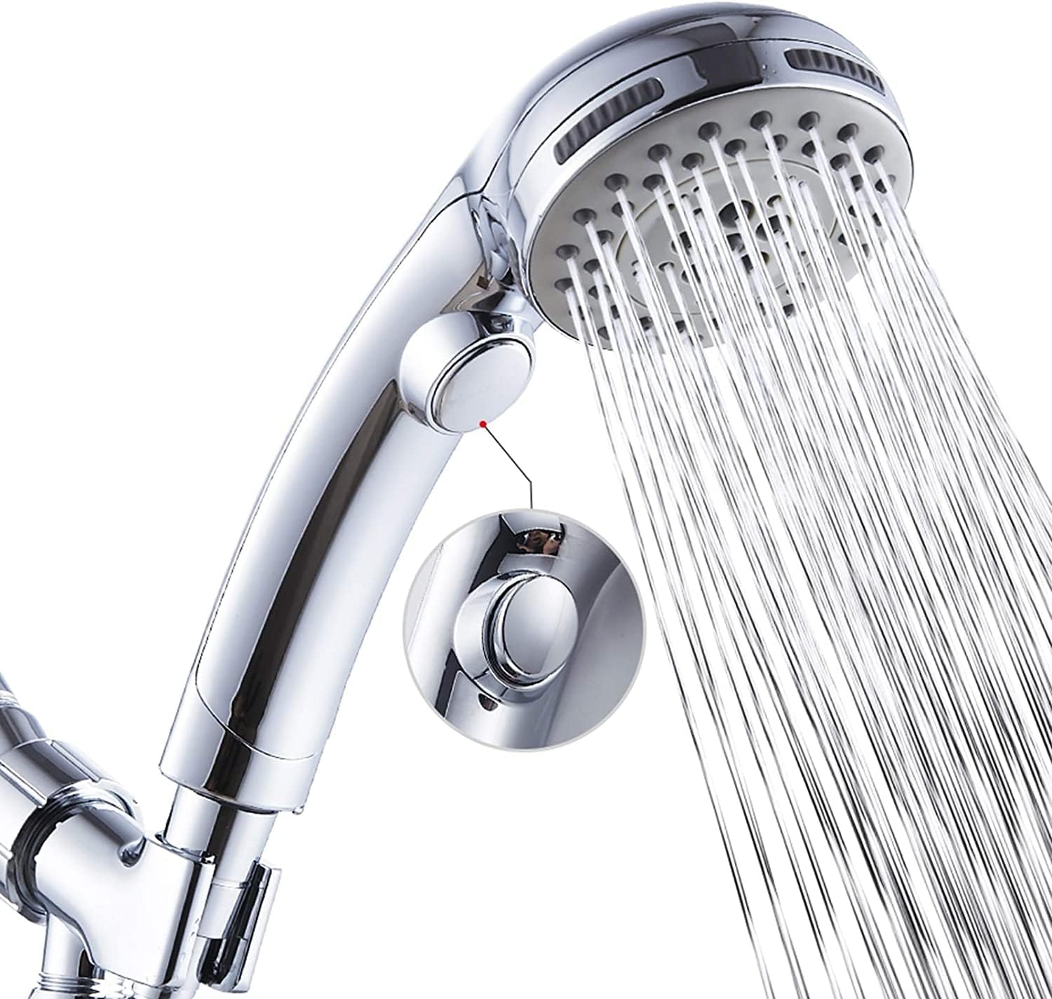 High Pressure Shower Head with - Spa & Wellness Paradies Braunschweig 리뷰 및 가격