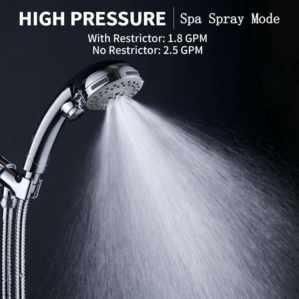 High Pressure Shower Head with - Spa & Wellness Paradies Braunschweig 리뷰 및 가격