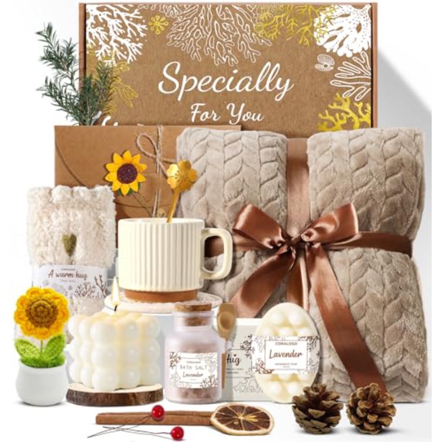 Spa Gift Baskets for Women - M - Spa Wellness Day 리뷰 및 가격