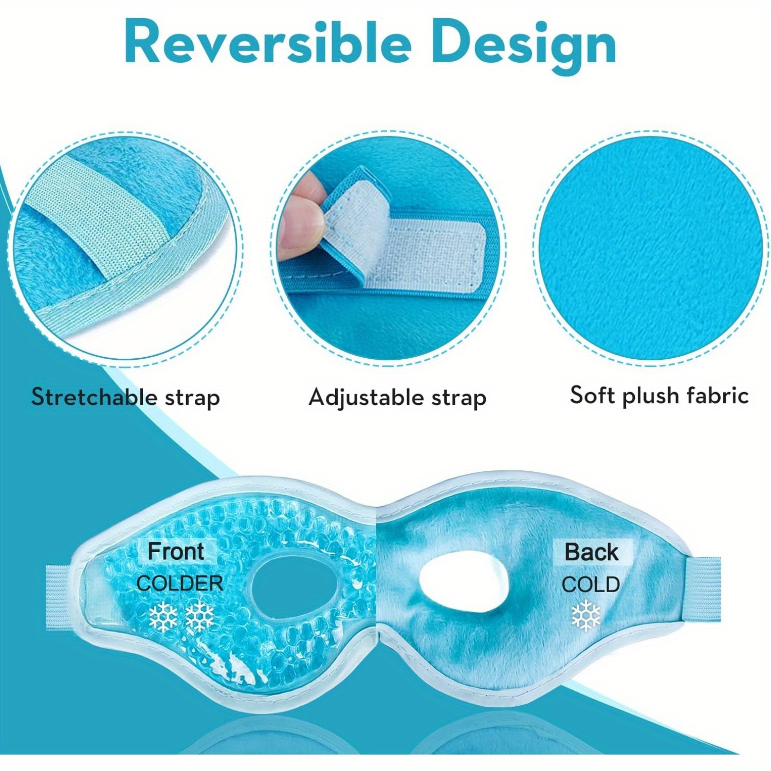 2Pcs/Set Gel Eye Mask Cooling  - Eye Mask Heated 리뷰 및 가격