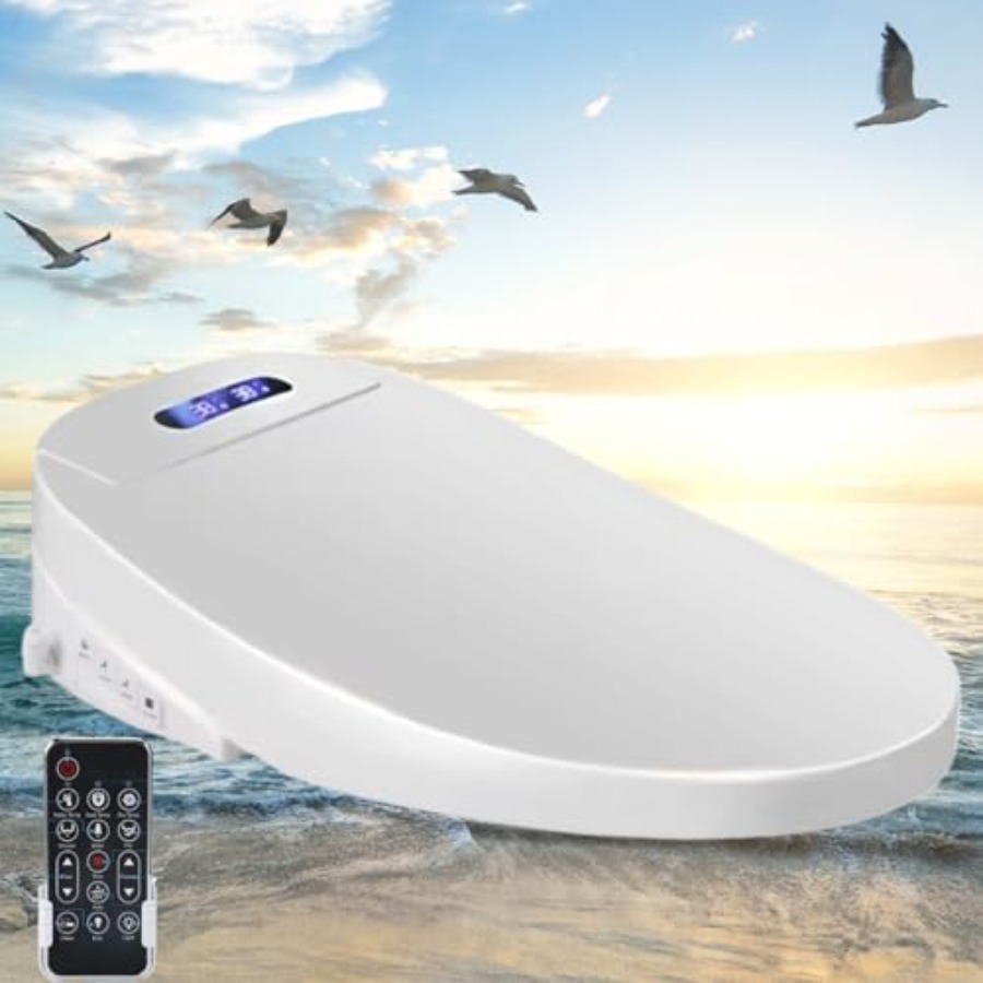 Electric Bidet Toilet Seat wit - Spa & Wellness Paradies Braunschweig 리뷰 및 가격