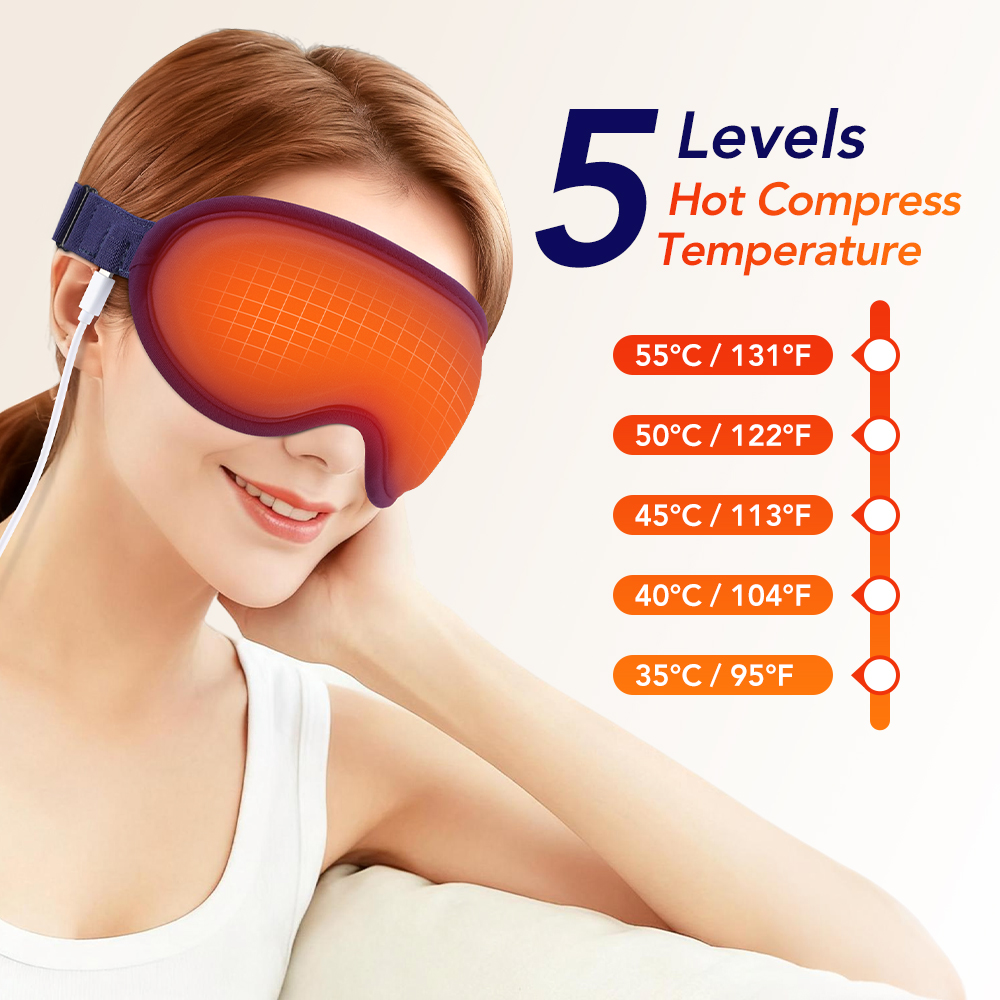 Electric 3D Sleeping Eye Mask  - Eye Mask Heated 리뷰 및 가격