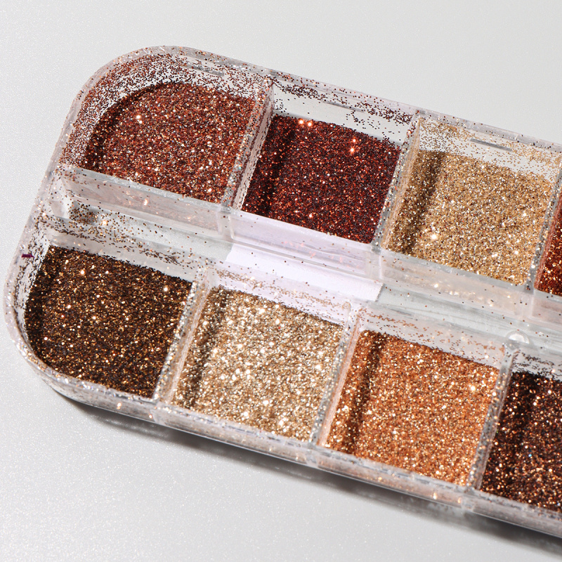 Shiny Coffee Brown Nail Glitte - Sugar Scrub Coffee 리뷰 및 가격